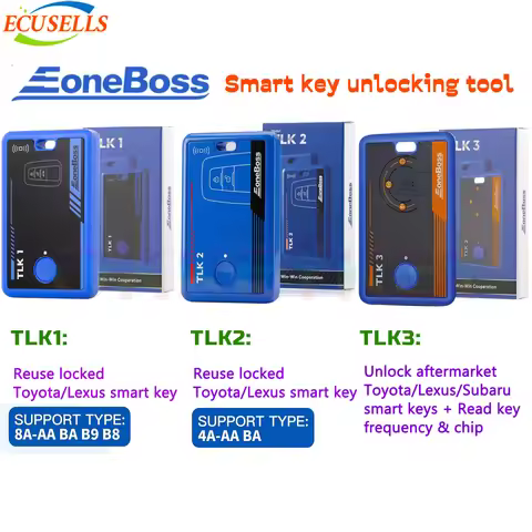 EONEBOSS TLK1 + TLK2 Key Unlocking / Locked Key Reuse Tool for Toyota/Lexus Support 8A-AA BA B9 B8 &
