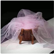 17yds MESH NET FABRIC BRIDAL SOFT NET TULLE FABRIC ORGANZA HAMPER WRAPPER TUTU KAIN NET