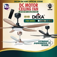 DEKA F5DC PRO / F5DC LED PRO / FANZO CHAMPION 38 42 46 56 Inch Ceiling Fan with Light LED DC Motor K