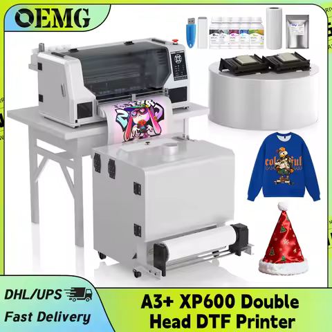 OEMG A3 DTF Printer For EPSON XP600 DTF Printer Dual Print Head Textile DTF Printer 33CM dtf Impreso