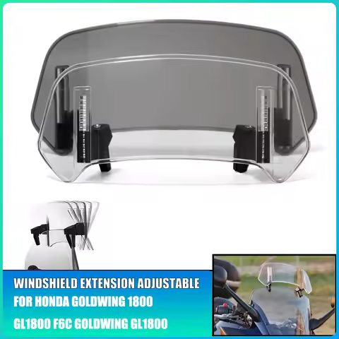 For HONDA GoldWing 1800 GL1800 F6C Goldwing GL1800 GoldWing F6B Motorcycle Windshield Extension Adju