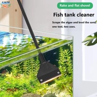 CAUSI Glass Algae Scraper, Dual-Use Stainless Steel Aquarium Cleaning Tool,  33/53/73CM Fish Tank Sc