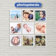 Mix Tile Photo Print Square Photo Print/ Size 20x20cm High Resolution Printing (Contains 9 Photos)