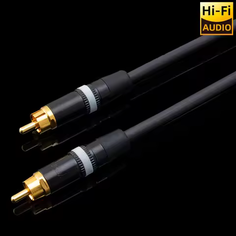 ▲Japan Mogami 2964 75 Ohm Digital Coaxial Cable RCA Plug OFC Double Shielded Hifi Spdif Audio Line f
