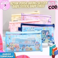 CRYBABY STITCH BABY THREE CRY BABY CRY CUTE UNIQUE COMPLETE STATIONERY PACKAGE STITCH CRYBABY PENCIL