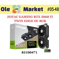 ZOTAC GAMING RTX 5060 Ti TWIN EDGE OC 8GB (******** 5 Years Local Warranty by TECH DYNAMIC PTE LTD *