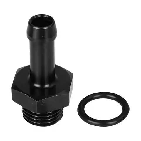 6 AN Male to 5/16 Hose Barb Fitting with 6AN Orb Washer Durable Replacement Easy Installation Fuel O