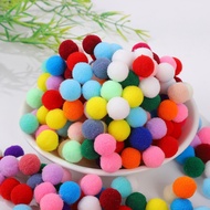 [10 Balls] Pom Pom Balls Size 3cm, 3.5cm, 5cm, handmade decorative Pom balls