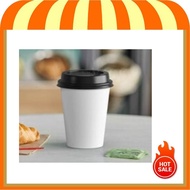 8oz / 12oz DOUBLE WALL HOT CUP + LID 100PCS/SET