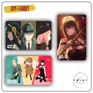 [2 SIDES] [Spy x Family 2], 2 sides ATM skin | Decorative ATM Card Sticker, Apartment Card - Waterpr