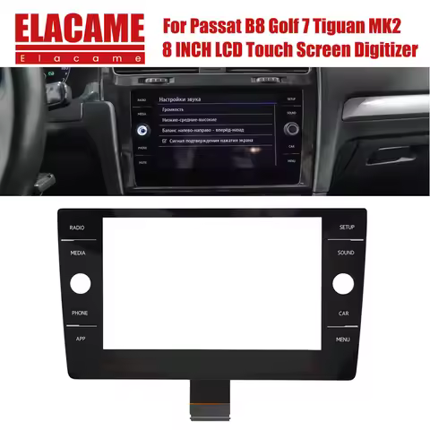 Original Discovery Media 8" Screen Touch Digitizer 5G6919605 For V W MK7 Golf 7 Passat b8 Polo mk6 L