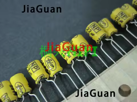 50PCS LELON NP BP 16V22UF 5x7mm Aluminum Electrolytic Capacitor 22uF/16V Low ESR Long Life 22UF 16V 