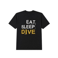 Diving T-shirt Wetshirt Dive Eat Sleep Dive Diving T-shirt Dive