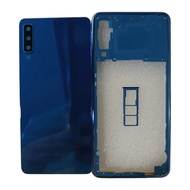 Replace Housing For Samsung Galaxy A750 A7 2018 SM-A750F A750F， Middle Frame + Battery Back Cover Gl