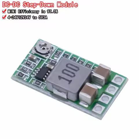 Ultra-Small Size DC-DC Step Down Power Supply Module 3A Buck Converter Adjustable 1.8V 2.5V 3.3V 5V 