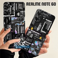 HP [SHARKCASE] Realme Note 60 C61 C63 C53 C55 C51s C51 Realme Note 50 Dark Wallpaper Motif - Pro Cam