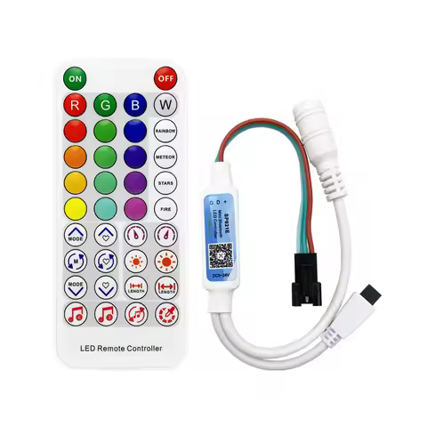 SP621E Mini Bluetooth Controller APP Control Suitable for WS2811 WS2812B SP6812 LED Light Strip DC5-