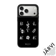 CASETiFY | BLVCK Floral Logo Case-Black [BLVCK] For iPhone Samsung Authentic
