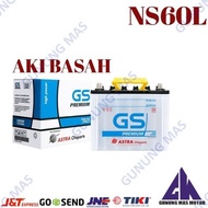 NS60L Batre Battery Accu NS 60 L Baterai GS Premium Astra Aki Mobil