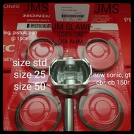 Piston kit piston ring sonic 150 led supra 150 gtr led cb 150R led ori AHM Honda Motor Accessories
