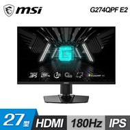 【MSI 微星】G274QPF E2 27型 IPS 2K 180Hz 電競螢幕