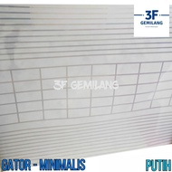 Fiber Plastik Penutup Pagar Motif MINIMALIS Meteran - 3F GEMILANG