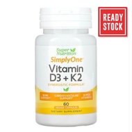 Vitamin D3 K2 60 Veggie Capsules