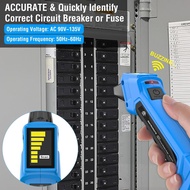 Circuit Breaker Finder Tool with Accessories, 90-135V AC Digital Breaker Finder with Integrated GFCI