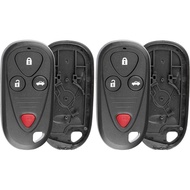 KeylessOption Keyless Remote Car Key Fob Shell Case Button Pad Cover for Acura MDX, RSX, TL, CL, RL 