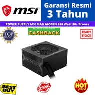 MSI MAG A650BN 650W PSU - Power Supply 650 Watt 80+ Bronze PSU MSI 650 Watt