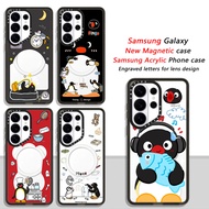 Pingu Music Penguin Casetify Samsung Acrylic Magnetic Phone Case Suitable for Samsung Galaxy S26 Ult