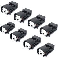 FainWan 8pcs Fuel Injector Adapter Connector Kit Replacement Compatible with EV1 to USCAR EV6 & EV14