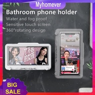 Shower Phone Holder Waterproof Wall Mount Shelf for Mirror Wall and Bathtub Wall