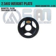 2.5KG OLYMPIC WEIGHT PLATE｜WEIGHT PLATE｜WEIGHT TRAINING｜GYM PLATE｜ PLATE ｜RUBBER PLATE ｜5CM HOLE WEI