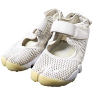 Nike女款 Air Rift Breeze 848386-100 US6 (23cm) 白色/純鉑金 Tabi 腰帶運動鞋 [二手] [Nike]