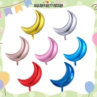 Crescent Moon Foil Balloon Size 28 Inch Inch Unit 28'