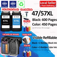 Compatible Canon 47 57 Ink Cartridge Canon Ink 47 Black Canon 47 Ink 47 Canon Ink Canon 57 Color Canon 57 Ink Canon PG47 CL57 Ink for E470 E477 E480 E400 E410 E417 E460 E3170 E3177 E3370