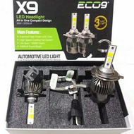 X9 Eco9 Luminos Led H4/Hs1 Hi Low 3 Color Car LED Lights