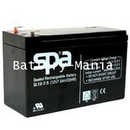SLA Battery SL 12-7.5 SPA 12V 7.5AH ออกใบกำกับภาษีได้ batterymania