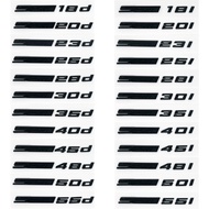 Glossy Black ABS 3D Car Emblem Sticker SDrive18i 20i 23i 25i 28i 30i 35i 40i 45i 50i 55i for BMW X1 