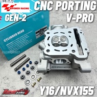 Y16/ NVX155 / MT15 HI POWER RACING HEAD CNC PORTUNG HEAD 20/23 22/25 24/27 25/28 VVA ON CNC V PRO HE