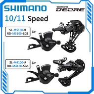 Shimano Deore M4100 M5100 10/11speed MTB Bike Derailleur Group SL M4100 M5100 Shifter RD M4120 Set Bicycle Parts