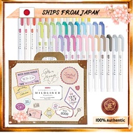 SHIPS FROM JAPAN Zebra Highlighter Pen Mile-Liner 35-Color Set in Gift Box WKT7-35C