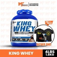 Muscle Kingdom King Whey Protein 2lbs/900g, 4 lbs/1.8 kg  - Makanan tambahan Whey Protin