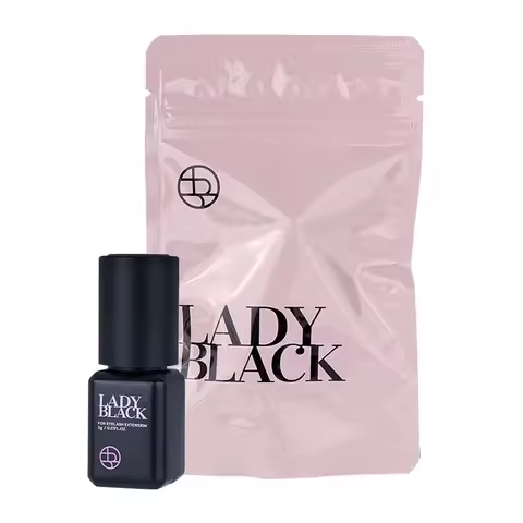 Korea Original 5ml Sky Glue Lady Black Powerful Lash Glue for Eyelash Extensions Low Irritation 1-2