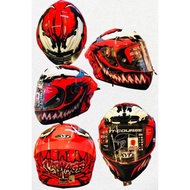 KYT HELMET TT-COURSE CARNAGE ( MARVEL SERIES)