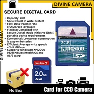 2/4/8 GB SD/SDHC Memory Card & Memory Stick (USED) for CCD Cameras