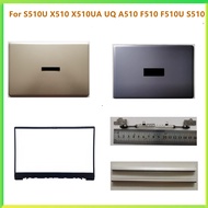 New Laptop LCD Back Cover Case Topcase Bezel Front Frame Hinge Cap For ASUS S510U X510 X510UA UQ A51