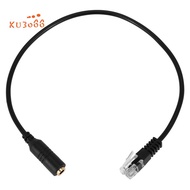 3.5mm Plug Jack to RJ9 for  Headset to for Cisco Office Phone Adapter Cable