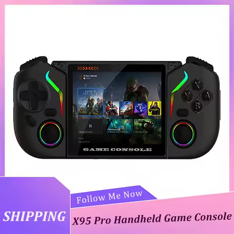 X95 Pro Handheld Game Console 3.5 Inch Android 9.0 Retro Video Game Console WiFi Portable Video Game